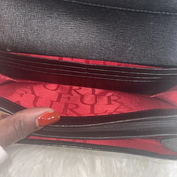 Furla Classic Flap Continental Leather Wallet EUC - Picture 14 of 15